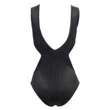 Load image into Gallery viewer, SST002 Cyberpunk circuit board printed one-piece swimsuit