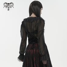 Load image into Gallery viewer, SHT09601 Gothic daily life Long Sleeve women Blouse