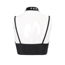 Load image into Gallery viewer, TT191 punk suspender short T-shirt