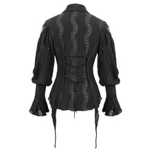Load image into Gallery viewer, ESHT009 Wave striped hollow out blouse