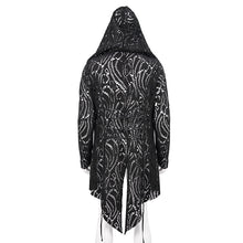 Load image into Gallery viewer, CT168 Darkness holes hooded men coat