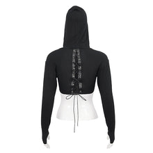 Load image into Gallery viewer, TT215 transparent chest women hoodie