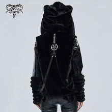 Load image into Gallery viewer, CT183 daily life wowen winter cat ear fur jacket