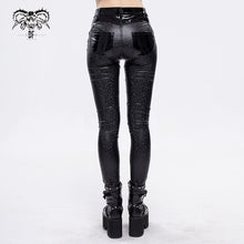 Load image into Gallery viewer, PT156 Hexagon pattern bright leather leggings