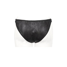Load image into Gallery viewer, SST007 Fine vertical lines and shimmer swimming shorts