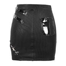 Load image into Gallery viewer, SKT114 Military uniform punk package hip skirt