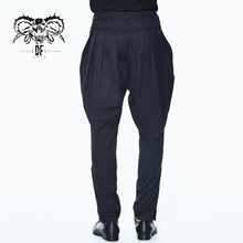 Load image into Gallery viewer, PT080 European stylish gothic jacquard oversize black breeches men trousers