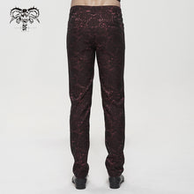 Load image into Gallery viewer, PT15902 Wine Girdle effect Gothic men trousers