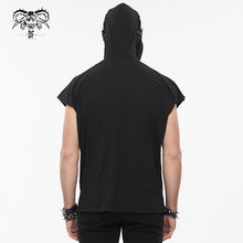 Load image into Gallery viewer, TT213 Turtleneck Mask Skull Printed Raglan Sleeve Hoodie