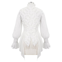 Load image into Gallery viewer, SHT06802 white Gothic Chiffon Blouse