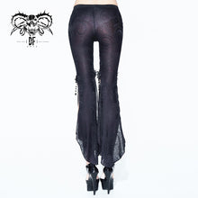 Load image into Gallery viewer, PT072 Summer daily wearing Paisley dark fringe sexy women ninth bell bottoms pants