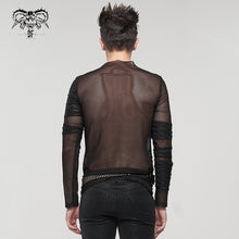 Load image into Gallery viewer, TT174 Men bandage effect knitted T-shirt