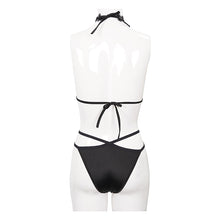 Load image into Gallery viewer, SST010 Gothic lace halter bikini swimsuit suit
