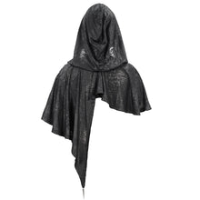 Load image into Gallery viewer, CA021 dark thin hooded  small shawl