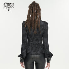 Load image into Gallery viewer, SHT100 Heart cutout chest punk shirt