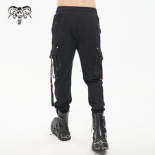Load image into Gallery viewer, PT176 contrast color punk men trousers