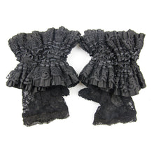 Load image into Gallery viewer, GE007 Gothic sexy women rose lace short gloves