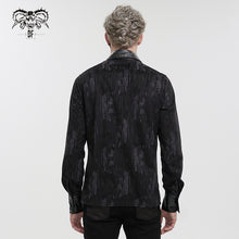 Load image into Gallery viewer, SHT098 Rib-shaped punk hand-painted men's shirt