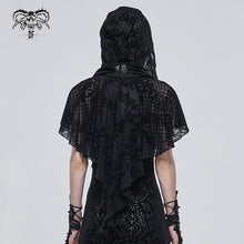 Load image into Gallery viewer, CA027 Flower mesh thin gothic women shawl
