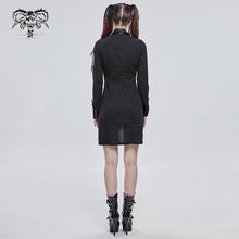 Load image into Gallery viewer, SHT080 Long punk blouse with fake girdle