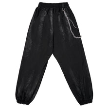 Load image into Gallery viewer, PT174 Distressed burnt out hand-painted women trousers