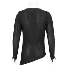 Load image into Gallery viewer, TT177 Coarse mesh asymmetric men T-shirt