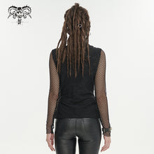 Load image into Gallery viewer, TT233 High neck fake strap T-shirt