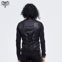 Load image into Gallery viewer, WT03401 parties wearing men black peach hearts jacquard game style punk waistcoats