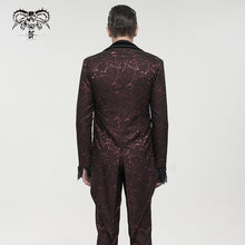 Load image into Gallery viewer, CT19102 red fake two-piece gothic tuxedo