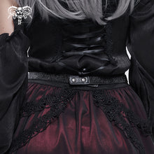 Load image into Gallery viewer, AS101 Gothic diamond tassel thin belt