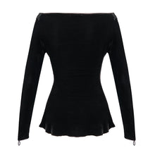 Load image into Gallery viewer, TT160 flat shoulder basic style Gothic T-shirt