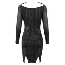 Load image into Gallery viewer, SKT119 Cyberpunk print dress
