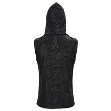 Load image into Gallery viewer, TT201 PUNK Sleeveless men Hoodie with chains