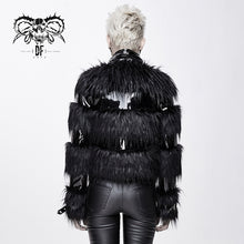 Load image into Gallery viewer, CT128 Devil fashion new style punk fur short cotton jacket for women