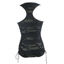 Load image into Gallery viewer, TT113 Summer punk women broken holes vest