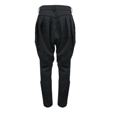 Load image into Gallery viewer, PT080 European stylish gothic jacquard oversize black breeches men trousers