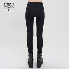 Load image into Gallery viewer, PT193 flocking printed leggings with chain