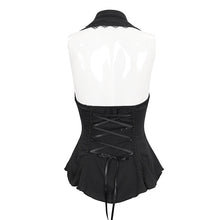 Load image into Gallery viewer, SHT09701 Gothic daily life Sleeveless women Blouse