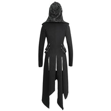 Load image into Gallery viewer, CT156 women winter fur slim punk fleece hooded long coat with loops