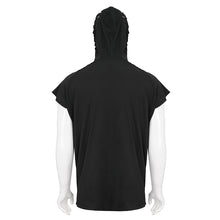 Load image into Gallery viewer, TT213 Turtleneck Mask Skull Printed Raglan Sleeve Hoodie