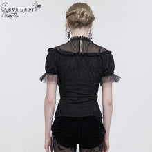 Load image into Gallery viewer, ETT029 ruched daily style Short Sleeve T-Shirt