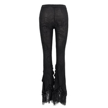 Load image into Gallery viewer, EPT006 Lace beaded pleated gothic leggings