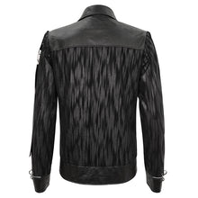 Load image into Gallery viewer, CT201 Similar to Hand Painted Asymmetric Punk Jacket