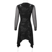 Load image into Gallery viewer, SKT135 Hollow out Tied Rope Shoulder Printed Dress