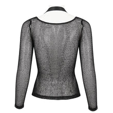 Load image into Gallery viewer, TT232 Wrapped Asymmetric False Two-Piece T-Shirt