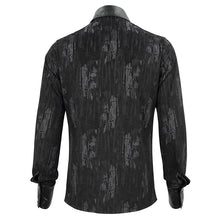 Load image into Gallery viewer, SHT098 Rib-shaped punk hand-painted men's shirt