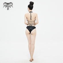 Load image into Gallery viewer, SST005 Punk wave pattern one-piece swimsuit