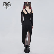 Load image into Gallery viewer, SKT132 Punk asymmetrical faked metal ghost hand dress