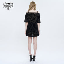 Load image into Gallery viewer, SKT159 Flocked Printed Loose Dress