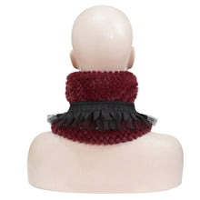 Load image into Gallery viewer, AS10702 red grained plush neckerchief (headband)